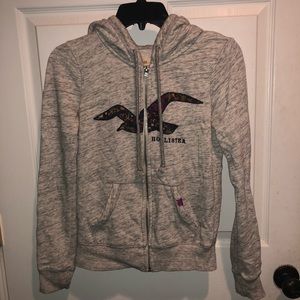 Hollister zip up hoodie